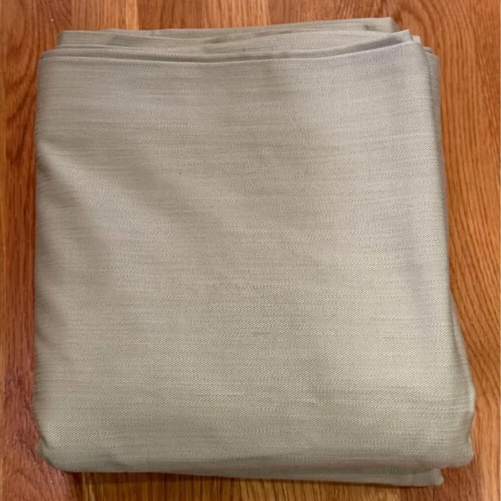 Restoration Hardware 50W x 84L Light Green/Grayish Green Lined Drapes